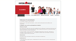 Desktop Screenshot of custombolig.dk
